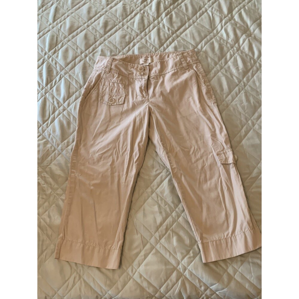Loft capri Pants size 0P- Tan